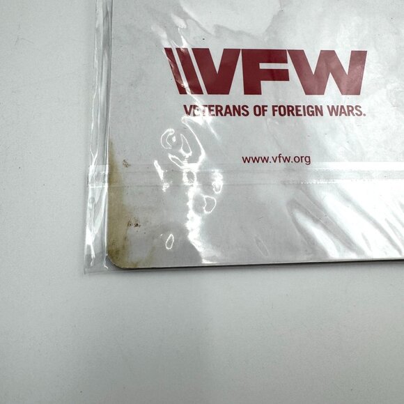 VFW Coasters "Home Of The Free Because Of The Brave" USA Set Of 8 - Picture 9 of 9